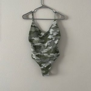 Aerie one piece swimsuit camo